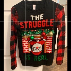 “The struggle is real” Christmas sweater